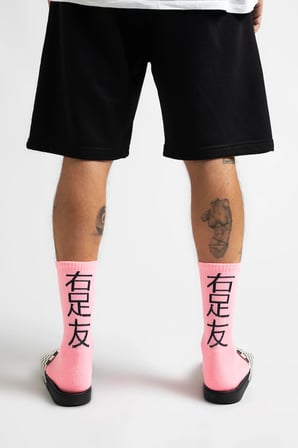 Japaneon Starter Pack (3 Pack) Neon Turuncu Pembe Sarı Unisex Lifestyle & Spor 3'Lü Çorap