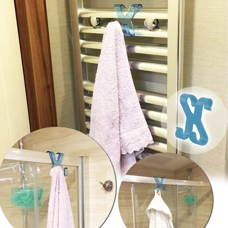 Hang it Pratik Kolay Taşımabilir Havlupan 2 Kancalı Banyo Askısı (2)