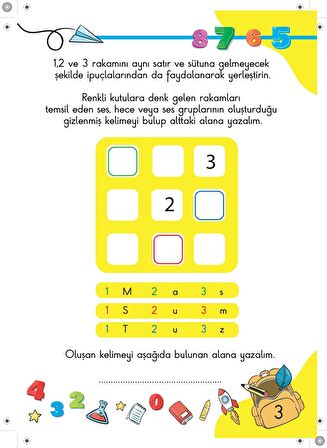 ÇOCUKLAR İÇİN ZEKA GELİŞTİREN&DİKKAT GÜÇLENDİREN FUTOSHİKİ 3LÜ SET - YENİ NESİL JAPON SUDOKU 7/99 YAŞ