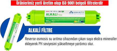 Kapalı Kasa Su Arıtma Cihazı İki Tarafı Çubuklu 7'li Filtre Seti