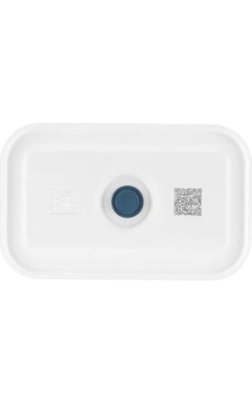  Zwilling Fresh & Save Vakumlu Saklama Kabı M Boyut Yarı Şeffaf 1,10 L Akdeniz Mavisi