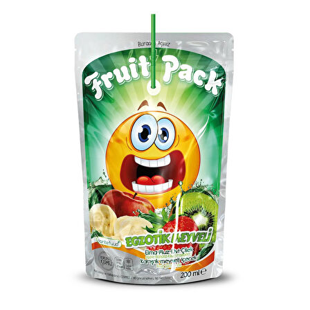 Fruit Pack Egzotik Meyveli 200 ml x 20 Adet