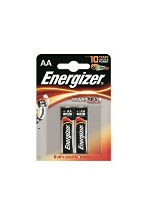 Energizer Alkaline Power AA 2 li Pil