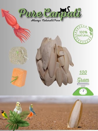 Kalamar Kemiği 100 Gram+Mineral Blok ve Portakallı Enerji Blok (Muhabbet,paraket,kanarya Seti)