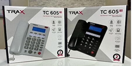 TRAX TC-605 EKRANLI MASAÜSTÜ KABLOLU TELEFON