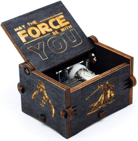 Star Wars Ahşap Çevirmeli Müzik Kutusu