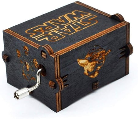 Star Wars Ahşap Çevirmeli Müzik Kutusu