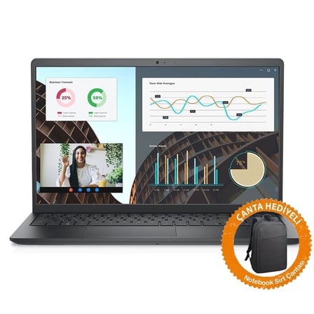 Dell 3530 İntel Core İ7 1355U 64GB 1TB SSD Windows 11 Pro 15.6" FHD 120Hz Taşınabilir Bilgisayar+Çanta N1601PVNB3530UC16