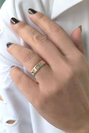 Altın Vida Model Sade Yüzük