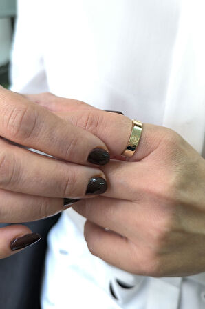 Altın Vida Model Taşsız Yüzük