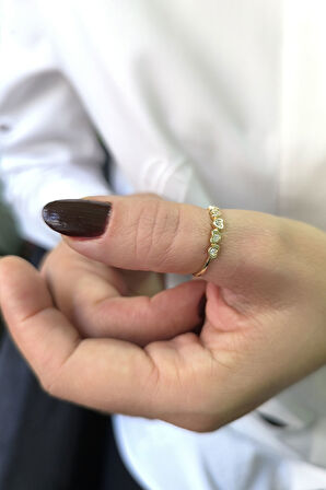 Altın Kalp Model Model Yüzük