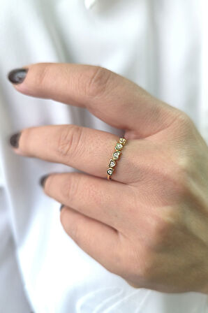 Altın Kalp Model Model Yüzük