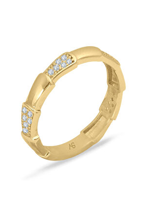 Altın Yılan Sırtı Model Yüzük