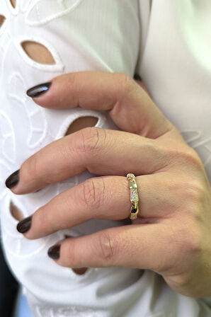 Altın Yılan Sırtı Model Yüzük