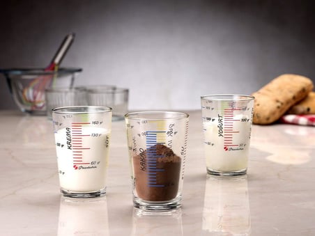 PAŞABAHÇE Arda Türkmen Ölçü Bardağı Seti - 3'lü