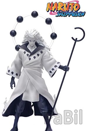 Naruto Action Figure - Anime Manga Figür 19 Cm - Uchiha Madara