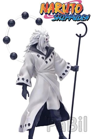 Naruto Action Figure - Anime Manga Figür 19 Cm - Uchiha Madara