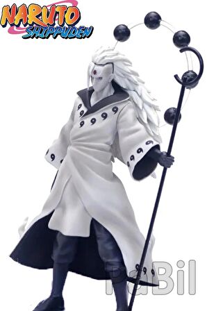 Naruto Action Figure - Anime Manga Figür 19 Cm - Uchiha Madara