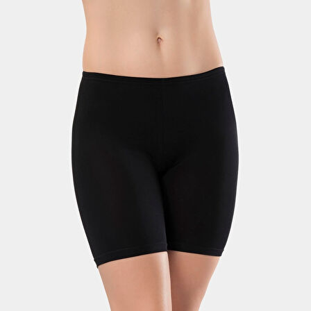 Türen Kadın Likralı Uzun Şort 980/Siyah