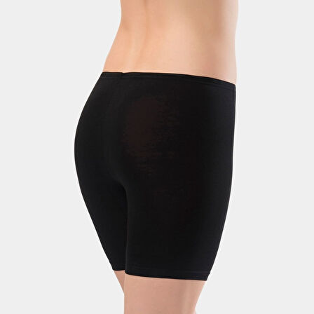 Türen Kadın Likralı Uzun Şort 980/Siyah