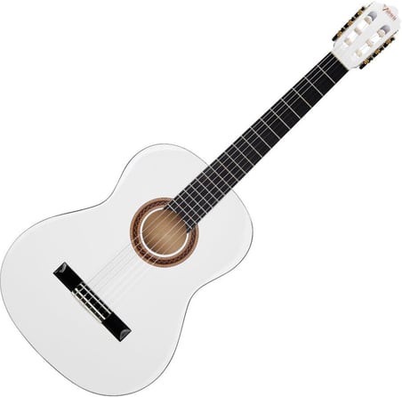 Vc104Twt Klasik Gitar 4/4 Beyaz Sap Çelikli Kılıf Pena