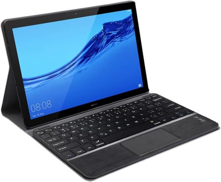 Huawei Mediapad T5 10.1 inch Bluetooth Touchpad Klavye + Standlı Kılıf - BKK5