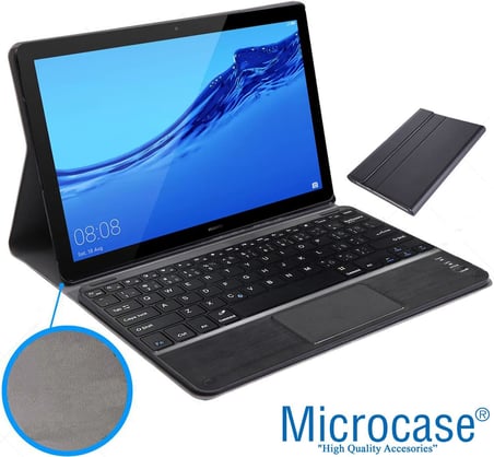Huawei Mediapad T5 10.1 inch Bluetooth Touchpad Klavye + Standlı Kılıf - BKK5