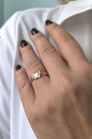 Altın Kelebek Yüzük