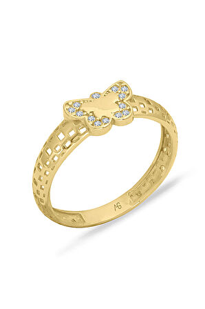 Altın Kelebek Yüzük