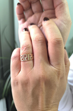 Altın Pana Model Kadın Yüzük