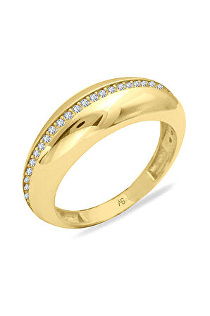 Altın Bombeli Yüzük