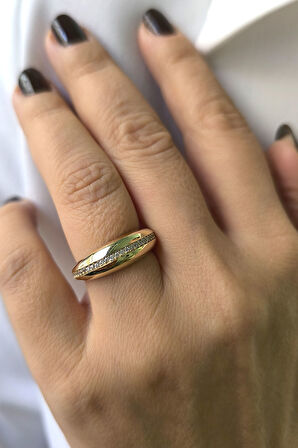 Altın Bombeli Yüzük