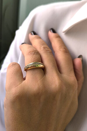 Altın Bombeli Yüzük