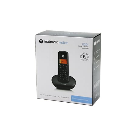 SİYAH DİJİTAL KABLOSUZ - TELSİZ TELEFON ARAYAN NO GÖRME 50 HAFIZA 300M ALAN E-201 (2)
