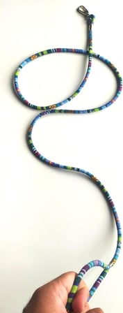Kedi Köpek Gezdirme İpi/Zinciri - Tasma Halatı/Kayışı - Leash- 150 Cm. Renk:Mavi