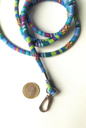 Kedi Köpek Gezdirme İpi/Zinciri - Tasma Halatı/Kayışı - Leash- 150 Cm. Renk:Mavi