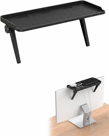 Monitör Üstü Stand Organizer Düzenleyici Raf TV Üstü Stand Ekran Üstü Raf Kurulumsuz Ayarlanabilir Monitör Rafı Masaüstü Düzenleyici Kaymaz Yüzey TV Rafı