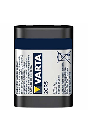 Varta 2cr5 6v Lityum Pil