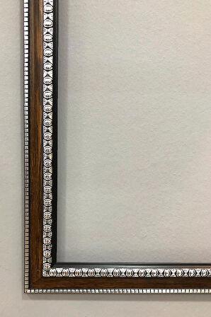 Dekoratif Modern Desenli Çerçeveli Tablo Duvar Tablosu 50x70cm