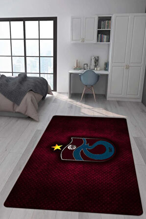 Kaymaz Taban Makinede Yıkanabilir Dijital Baskı Modern Desenli Genç Odası Ve Çocuk Odası Halısı Dot Taban Halı
