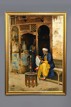 Oryantalist Desenli Çerçeveli Tablo Duvar Tablosu 50x70cm ORYNTL06