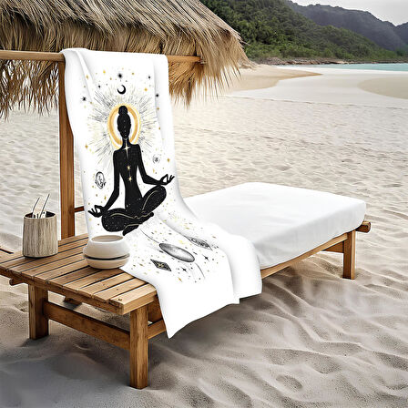 Dekoratif Modern Desenli Plaj Deniz Havlusu Peştamal 80x160 CM FI002