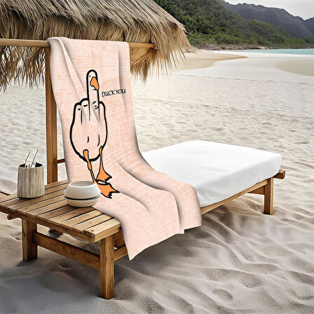 Dekoratif Modern Desenli Plaj Deniz Havlusu Peştamal 80x160 CM TRL02