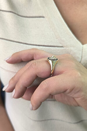 Altın Aslan Model Taşsız Yüzük