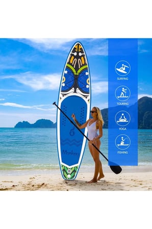 MONKEY ŞİŞME SUP BOARD/STAND UP PADDLE BOARD 350x85x15 CM LACİVERT 1 YIL GARANTİ