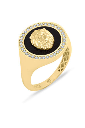 Spor Altın Aslan Yüzük