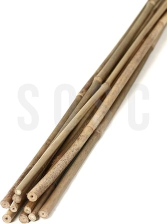 120 Cm Doğal Bambu Bitki Destek Çubuğu 10 Adet 5-10 mm