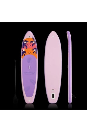 ISLAND EXPOLER ŞİŞME SUP BOARD/STAND UP PADDLE BOARD 335x85x15 CM MOR 1 YIL GARANTİ
