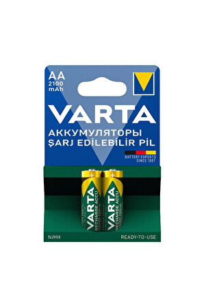 56706 1.2v 2100 Mah Şarjlı Aa Kalem Pil (2'Lİ PAKET)