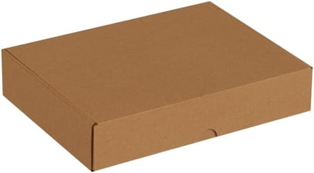 26x19x5-25 Adet Kilitli E Ticaret Karton Kargo Kutusu